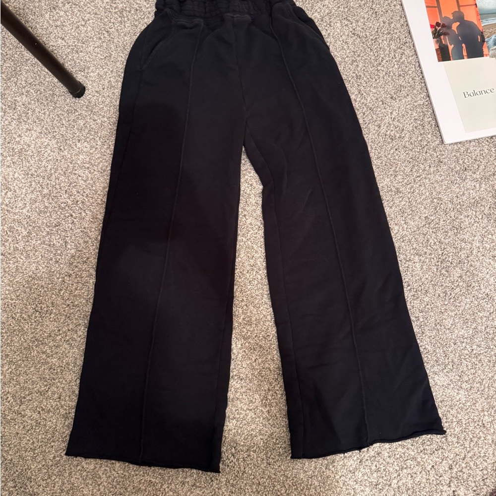 Black Wide-Leg Pants
